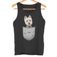 Westie Highland Terrier Pocket For Dog Owner Tank Top