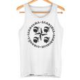 4 Mori Sardinia Sardinia Cerdena Sardinia Iceland Flag Gray Tank Top