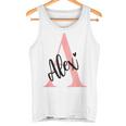 Alex Nameorname Mit Monogramm Personalisiert Rosa Tank Top