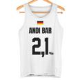 Andi Bar Sauftrikot X Malle Party Trikot Deutschland Tank Top