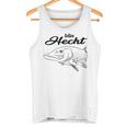 Angler Angeln Fischer Papa Opa Mann Geschenk Petri Heil Tank Top