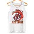 Böser Alter Drache Lustiger Totenkopf Skull Papa Raglan Tank Top