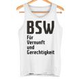 Bsw Bündnis Sahra Wagenknecht Tank Top