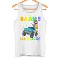 Children's Schulkind 2023 With Dino Bäm Ich Rocke Die Schule Tank Top