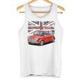 Coche Clásico Británico Rojo Mini Coche Deportivo Camiseta sin mangas