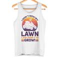 Damen Lustiger Mäher Rasen Bier Papa Landschaftsbau Dare It Wh Mit-Ausschnitt Tank Top