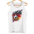 Deutsch Banner Fan Deutschland Flagge Abstrakte Kunst Tank Top