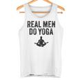 Echte Männer Machen Yoga intage Gray S Tank Top