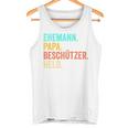 Ehemann Papa Beschützer Heldatertag Tank Top