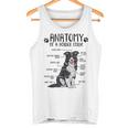 Border Collie Dog Holder Anatomy Dog Tank Top