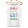 Für Papa Zur Geburt Zweites Kind Papa Hoch 2 Tank Top