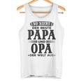 Grandfather Opa So Ssieht Der Beste Papa Und Opa Der Welt Tank Top