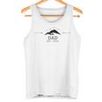 Herren Dad Est 2023 Fels Berg Männer Mann Papa Cool Schwarz Raglan Tank Top