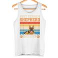 Hunde Papaatertag Geschenk Retro Deutscher Schäferhund Tank Top