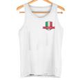 Italienische Flagge Buchstabe I Und A Italien Italia Rot Tank Top