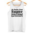 Je Suis Une Super Marraine Qui Déchire Débardeur e