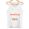 Kinder Ichersuche Mich Zu Benehmen Opa Children's Slogan Tank Top