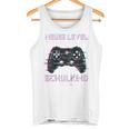 Kinder Neues Level Preigeschaltet Schulkind 2024 Einschulung Gaming Tank Top