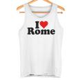 I Love Heart Roma Italia Camiseta sin mangas