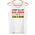 Lustige Papa-Witze In Dad-A-Base-Vintage Zumatertag Heilig Raglan Tank Top