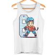 Niños Cumpleaños De Hockey Sobre Hielo Niño De 6 Años 6º Cumpleaños Camiseta sin mangas