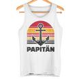 Papitänatertag Bester Papa Anker Norden Kapitän Tank Top