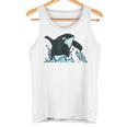 Regalo De Ballena Asesina Saltando Orca Sin Mangas Camiseta sin mangas