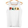 Retro Gitarre Papa Lustiger Papa Gitarrenspieler Tank Top