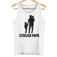 Stolzer Papa Sohn Und Tochterater Papi Tank Top