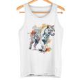 Tigre Colorido Arte Zoo Animal Tigre Camiseta sin mangas