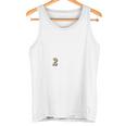 Vatertagsgeschenk Stolzer Papa Zwei Kinder Lustiges Herren Tank Top