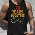 20 Años Juntos Sr & Señora Pareja Coincidencia 20 Aniversario Camiseta sin mangas Regalos para él