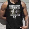 40 Geburtstag Ich Bin Nicht 40 Ich Bin Double 20 Dart Tank Top Geschenke für Ihn