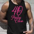 40 Party Crew Passende Gruppe Für Damen 40 Geburtstag Rosa Tank Top Geschenke für Ihn