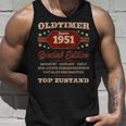 73 Geburtstag Geschenk Mann Oldtimer Jahrgang 1951 Tank Top Geschenke für Ihn