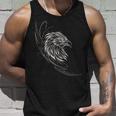 Adler Mit Fineline Tribal Adlerkopf Tattoo Für Animal Lover Tank Top Geschenke für Ihn