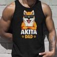 Akita Dog Papa Tank Top Geschenke für Ihn