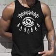 Alambre De Púas Ojo Gótico Grunge Punk Alternativa Tatuaje Camiseta sin mangas Regalos para él