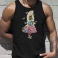 Alice In Wonderland Magical Garden -Intage Book Tank Top Geschenke für Ihn
