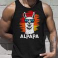 Alpapa Alpaka Lama Fan Liebhaber Dad Frischgebackenerater Tank Top Geschenke für Ihn