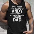 Andy Geschenk Name Lustigeratertag Personalisiert Männer Papa Tank Top Geschenke für Ihn