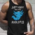 Animal Sólo Un Chico Que Ama Los Axolotls Salamandra Ajolote Camiseta sin mangas Regalos para él