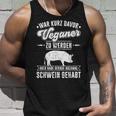 Antiegan Pig Hadegan Antiegan Slogan Tank Top Geschenke für Ihn