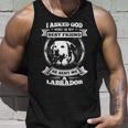 I Asked God Who Is My Best Friend He Sent Me A Labrador Tank Top Gifts for Him