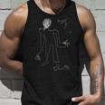 Backprint Figur Moderne Kunst Abstrakte Kunst Tank Top Geschenke für Ihn