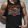 Banderas De Europa Europaiajes Mundial Geografía País Banderas Sudadera Camiseta sin mangas Regalos para él