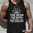 Bbq Der Mann Der Mythos Der Griller Lustiger Papaatertag Tank Top Geschenke für Ihn