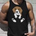 Beagle Dog In The Pocket Cute Pocket Beagle Tank Top Gifts for Him