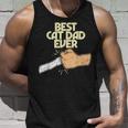 Best Cat Dad Ever Kitten Pet Lover Owner Dad Camiseta sin mangas Regalos para él