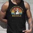 Bester Beagle Retrointage Dog Puppy Lover Tank Top Geschenke für Ihn